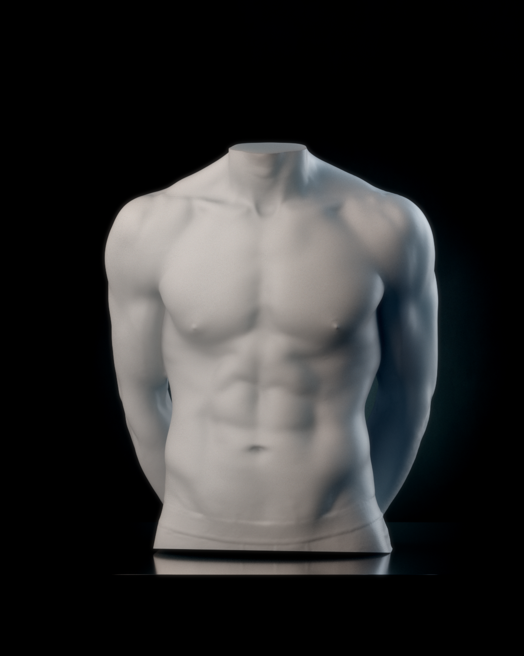 Body Erkek Vücut Dekoratif Soyut Obje Heykel