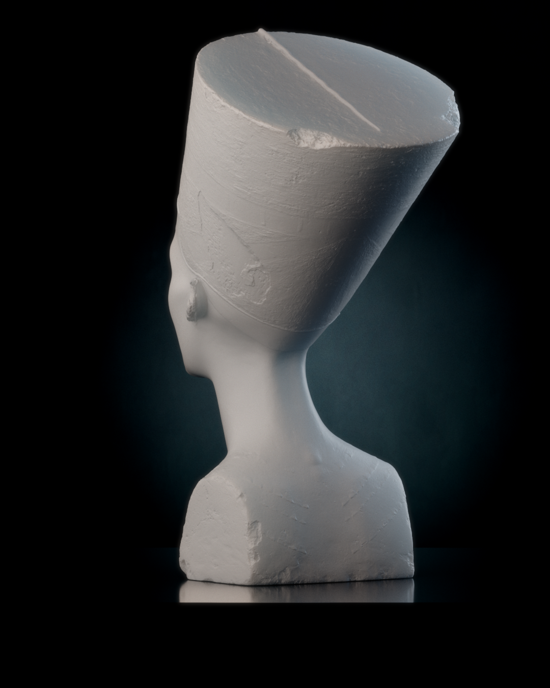 NeferTiti Dekoratif Klasik Büst Heykel