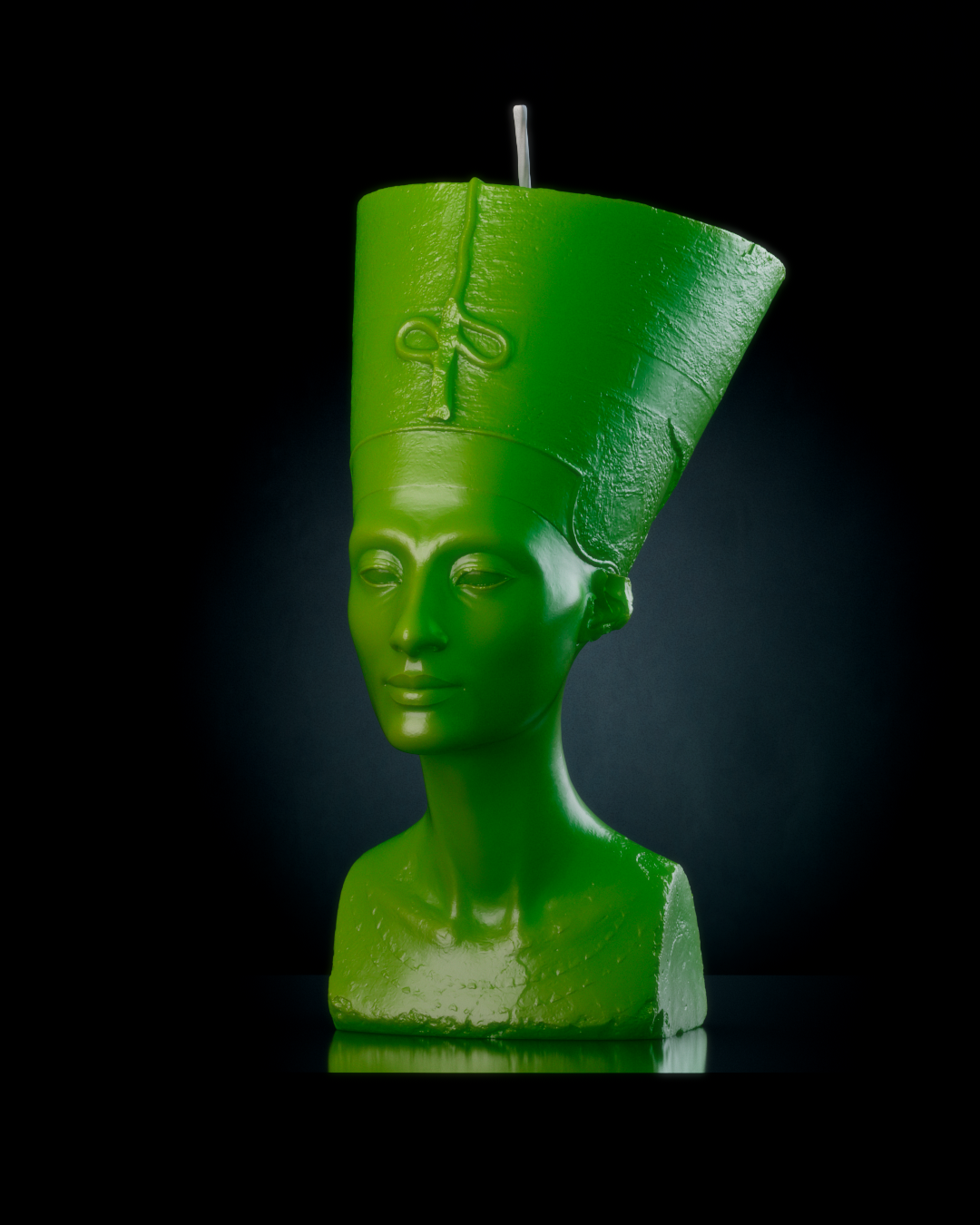 Nefertiti Dekoratif Antik Mısır Büst Mum