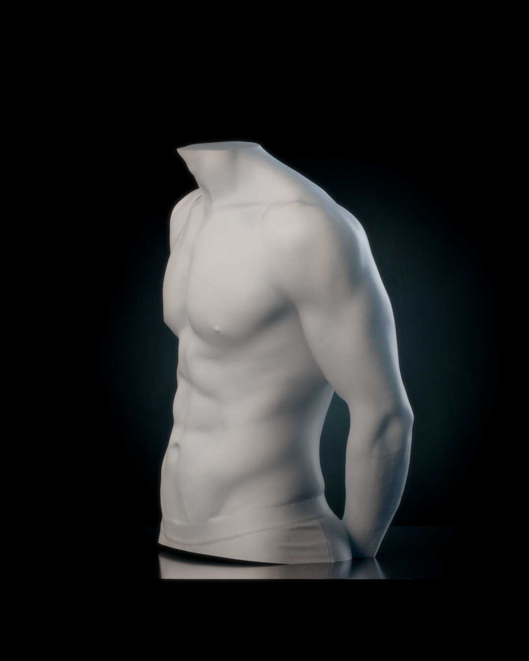 Body Erkek Vücut Dekoratif Soyut Obje Heykel