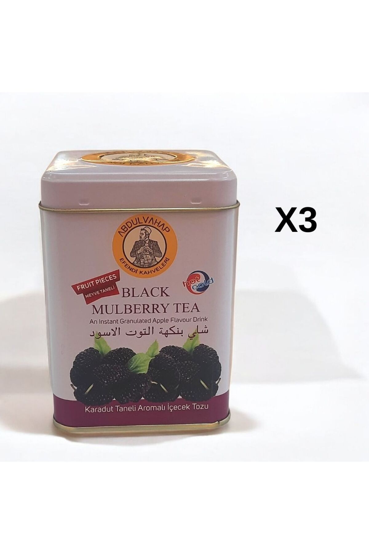 Abdulvahap Efendi Karadut Çay 250 GR 3'LÜ SET 3 AL 2 ÖDE