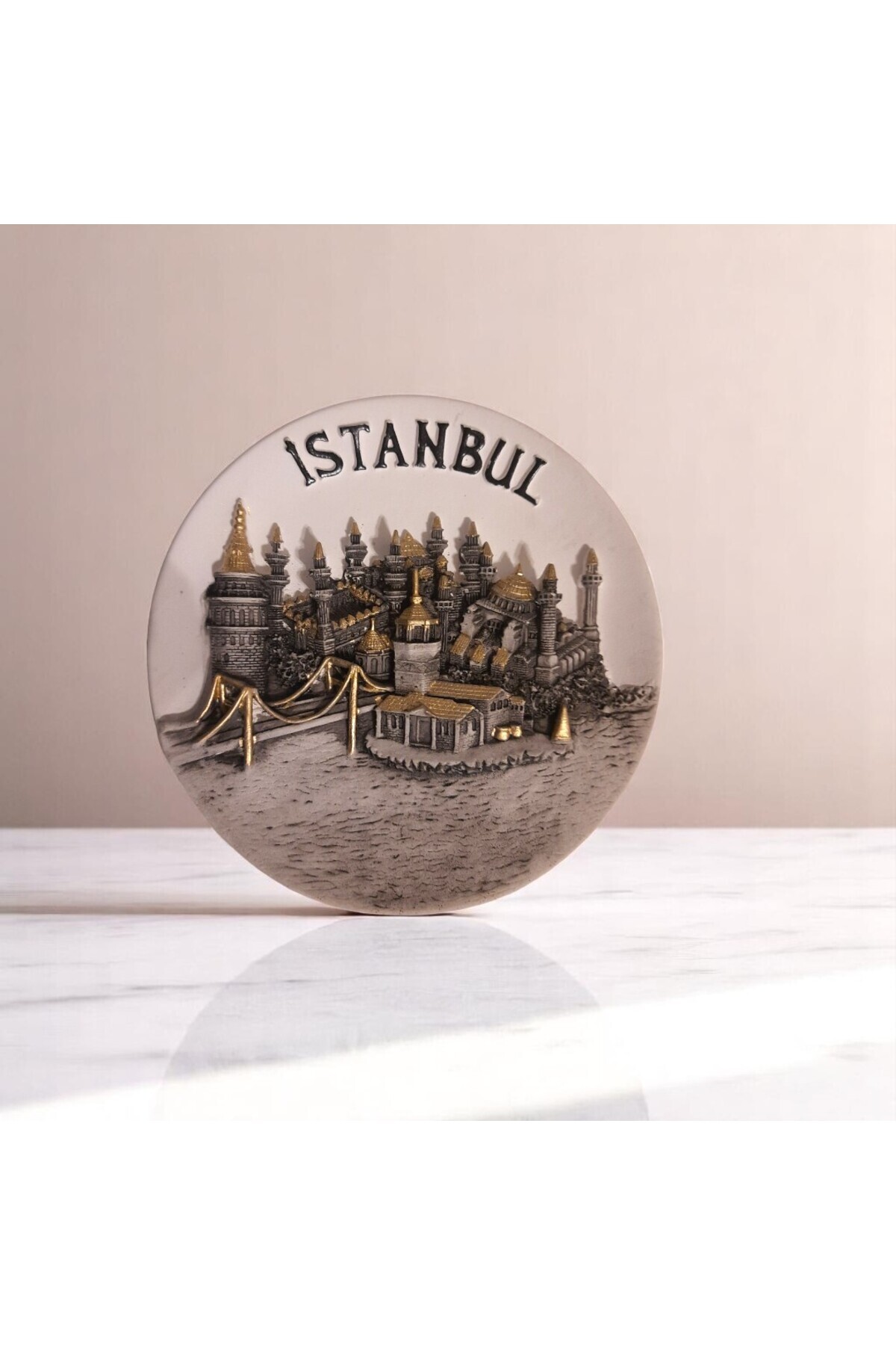 İstanbul Seramik Tabak Duvar Masa Süsü Dekor 18 CM