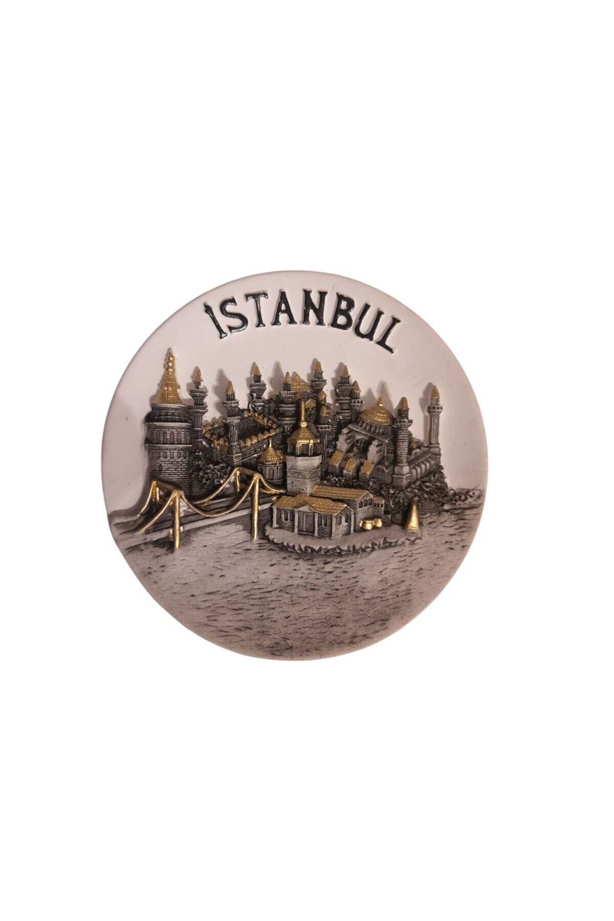 İstanbul Seramik Tabak Duvar Masa Süsü Dekor 18 CM