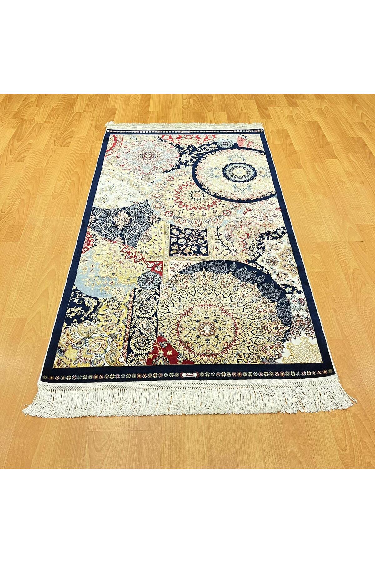 Mozaik Desenli 90 X 150 CM İpek Halı