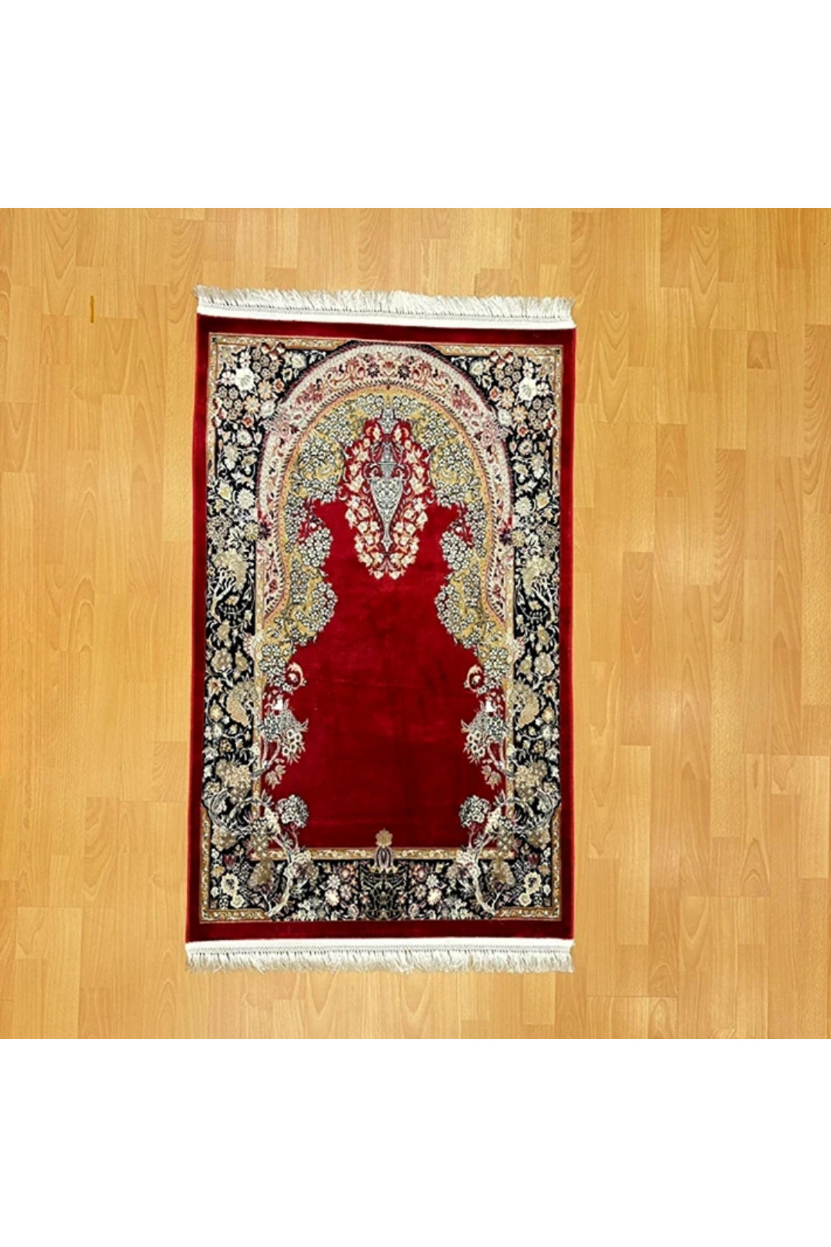 Mihrâb-ı Âlî Motifli İpek Seccade