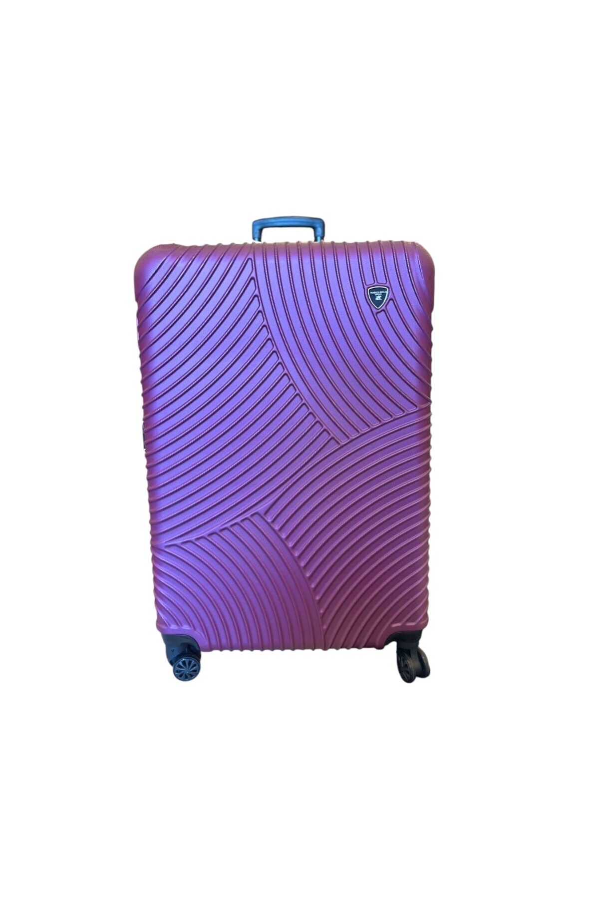Döner Tekerlekli ve Şifreli Büyük Boy Valiz Mor